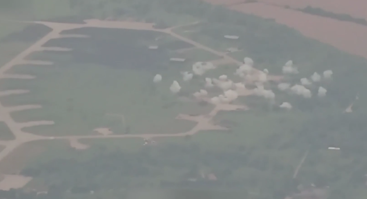 The attack on the airfield in Mirgorod