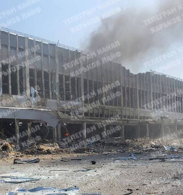 A blow to the "Sports Palace" in Kharkov