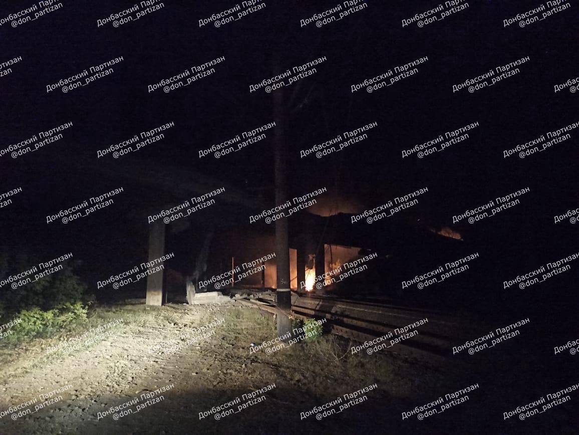 Overpass in Pokrovsk destroyed