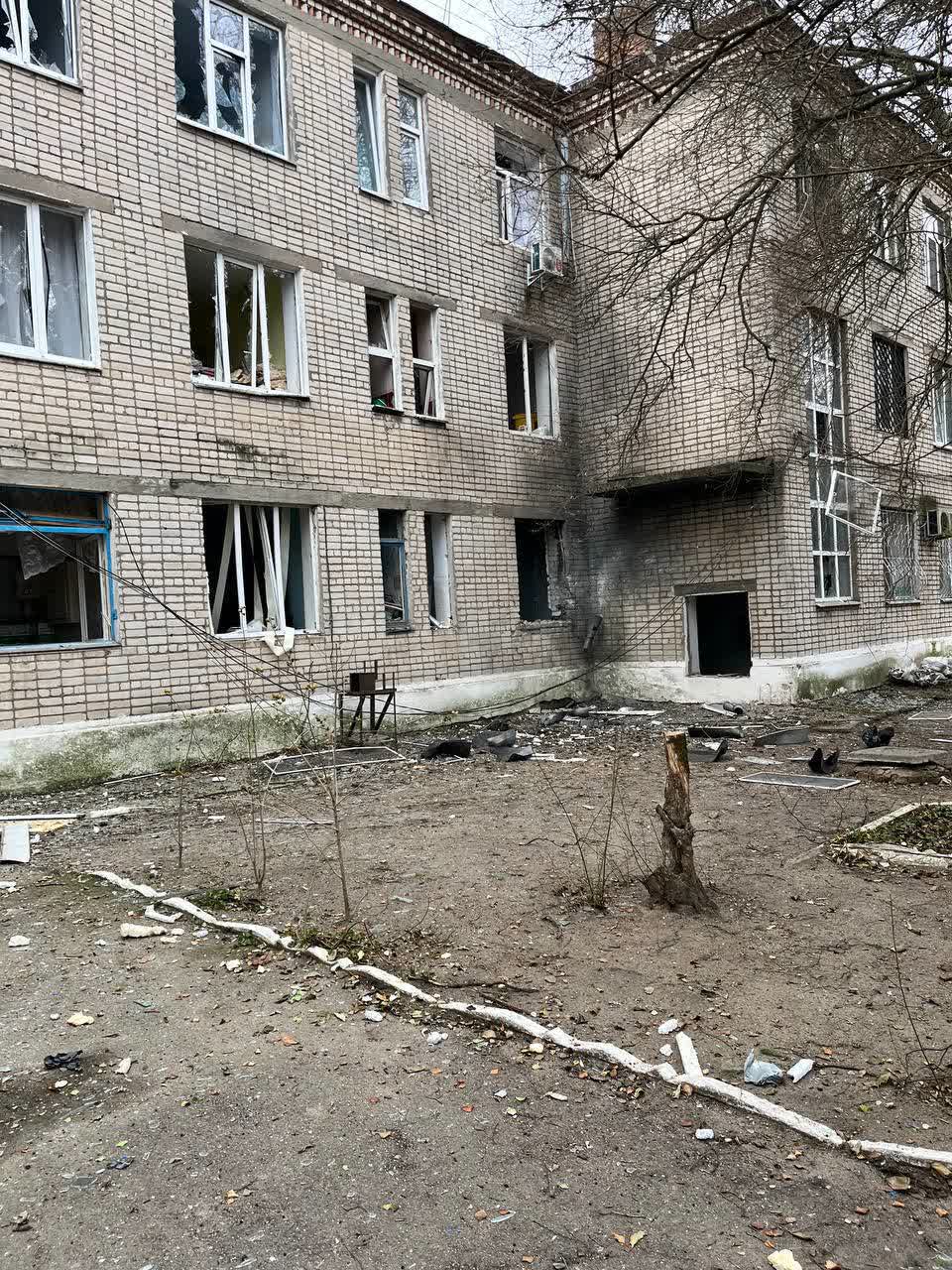 A blow to the hospital in Alyoshki