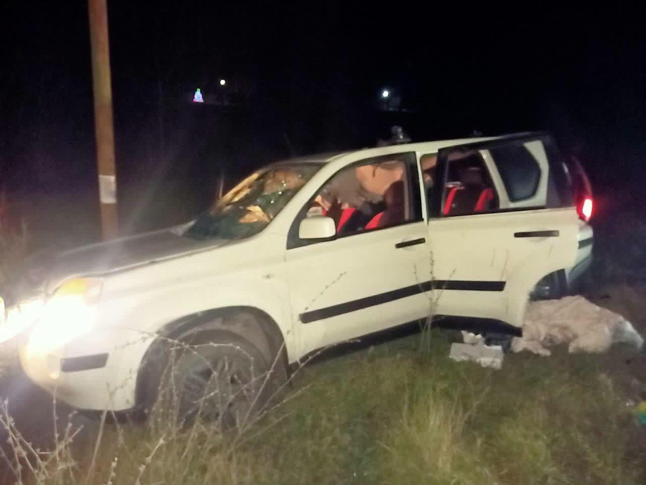 FPV ударил по гражданскому автомобилю