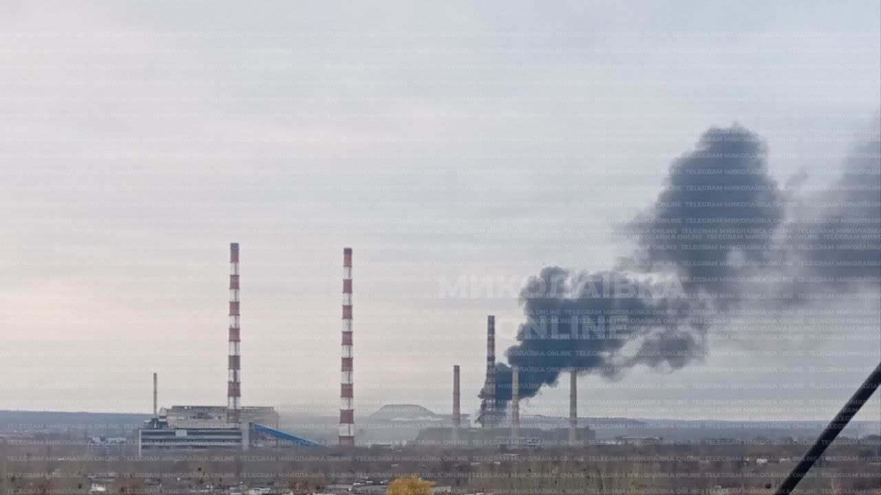Attack on the thermal power plant near Slavyansk